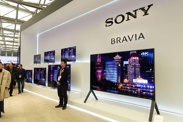 Datei Blick Auf Den Stand Von Sony Während Der Appliance — Stockfoto