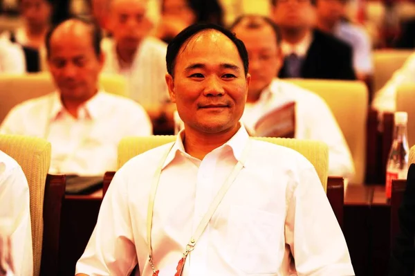 Shufu Presidente Zhejiang Geely Holding Group Ltd Asiste Foro Marca —  Fotos de Stock