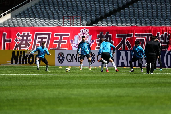 Spieler Des Südkoreanischen Ulsan Hyundai Nehmen Einer Trainingseinheit Vor Dem — Stockfoto