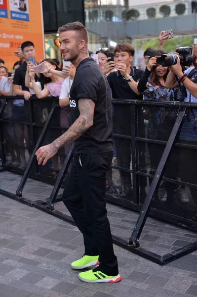 Bintang Sepak Bola Inggris David Beckham Tiba Untuk Acara Pembukaan — Stok Foto