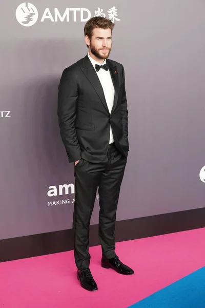 Australian Actor Liam Hemsworth Arrives Red Carpet Fundraising Gala Amfar — Stock Photo, Image