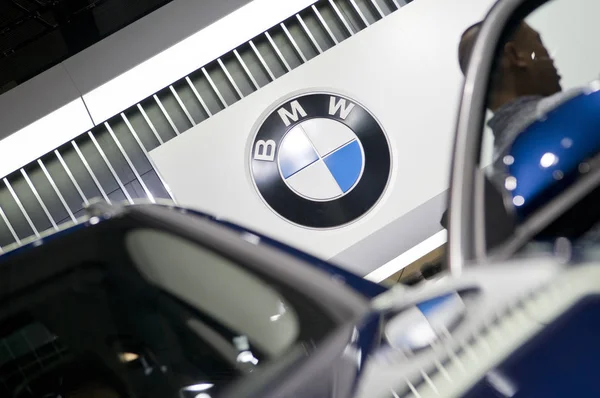 Vista Estande Bmw Durante 15Th China Guangzhou International Automobile Exhibition — Fotografia de Stock