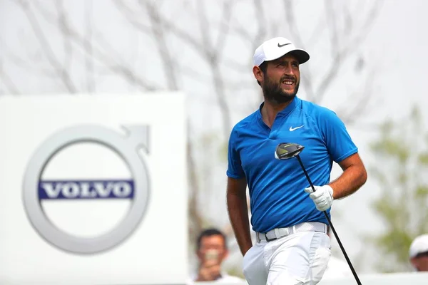 Alexander Levy France Participe Dernière Manche Tournoi Golf Volvo China — Photo