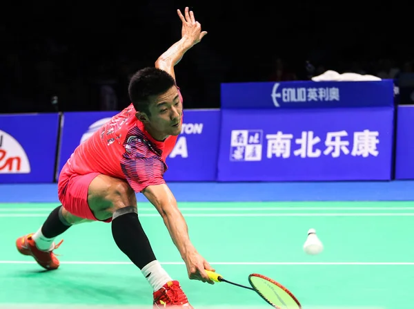 Chen Long China Gibt Dem Prannoy India Halbfinale Der Badminton — Stockfoto