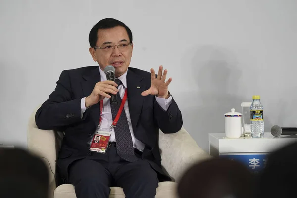 Tomson Dongsheng Elnök Vezérigazgatója Tcl Corporation Részt Vesz Fórum Reform — Stock Fotó