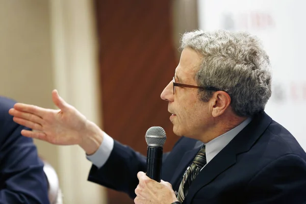 American Economist Eric Maskin Winner 2007 Nobel Prize Economics Attends — Stock Photo, Image