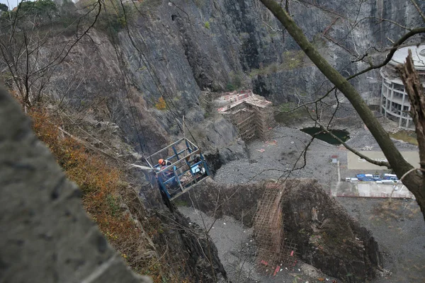 Ξενοδοχείο Πέντε Αστέρων Σαγκάη Tianmashan Pit Επίσης Γνωστό Ξενοδοχείο Intercontinental — Φωτογραφία Αρχείου