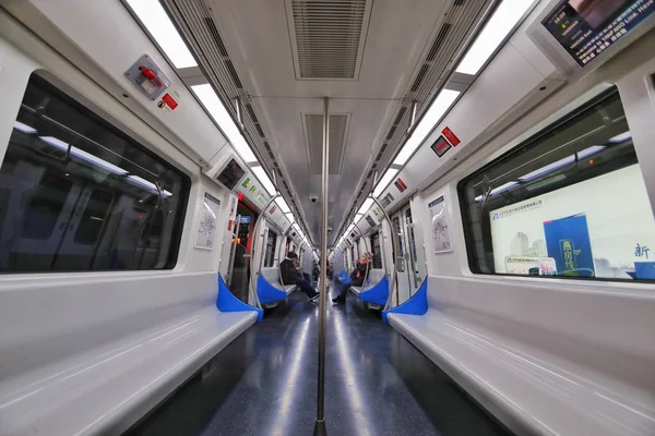 Interior View Subway Station China First Fully Automated Metro Line — Stock Photo, Image