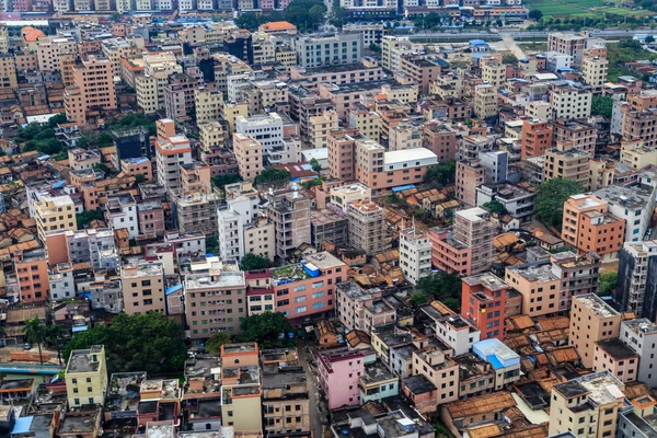 Légifotók Klaszter Lakóházak Guangzhou Város Dél Kínai Guangdong Tartomány November — Stock Fotó