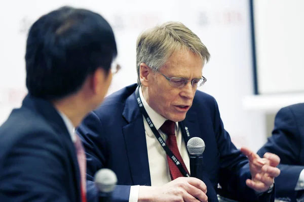 Amerikan Ekonomisti Lars Peter Hansen 2013 Nobel Ekonomi Ödülü Kazanan — Stok fotoğraf