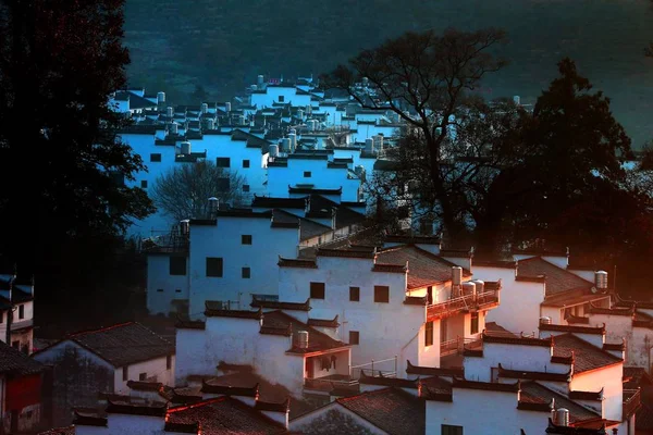 Wuyuan Lçesi Shangrao Şehir Doğu Çin Jiangxi Eyaletinin Ocak 2018 — Stok fotoğraf