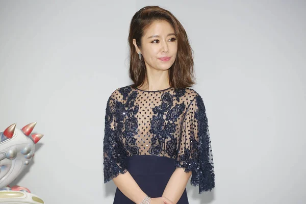 Taiwan Out Taiwanese Actress Ruby Lin Poses Opening Ceremony Ginza — Stock Photo, Image
