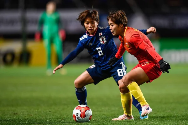 Iwabuchi Mana Left Japan Challenges Player China Eaff Football Championship — Stock Photo, Image