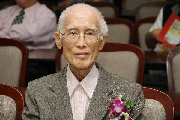 Kwang Chung Guangzhong Taiwanesisk Författare Poet Pedagog Och Kritiker Deltar — Stockfoto