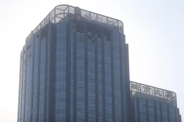 Weergave Van Tianjin City Tower Brand Die Gedood Tien Bewoners — Stockfoto
