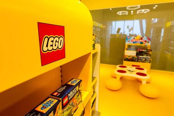 Belső Kilátás Egy Hivatal Dán Játékgyártó Lego Sanghajban Kína Március — Stock Fotó