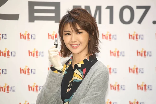 Singaporean Singer Songwriter Stefanie Sun Attends Christmas Themed Event Taiwanese — Stock Photo, Image