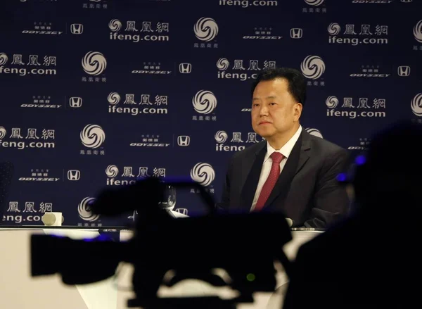 Yan Qingmin Wiceprezes China Banking Komisji Regulacyjnej Cbrc Uczęszcza 2014 — Zdjęcie stockowe