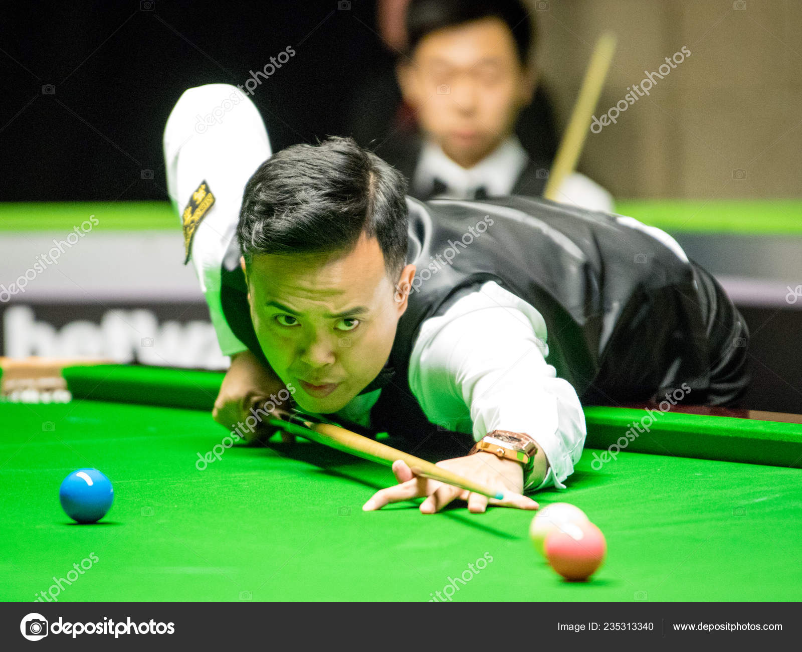 Marco Hong Kong Plays Shot Lyu Haotian China Final Match