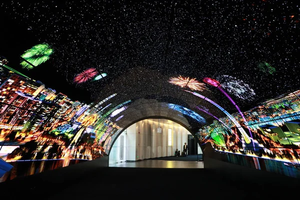 View World Largest Oled Tunnel Canton Tower Guangzhou City South — Stock Photo, Image