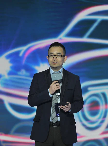 Yang Jun Vice President För Kinesiska Taxi Tillkalla Tjänst Didi — Stockfoto