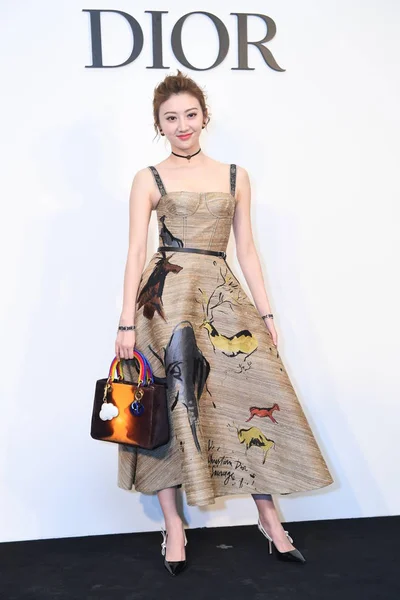 Actriz China Jing Tian Llega Para Una Fiesta Dior Lady — Foto de Stock