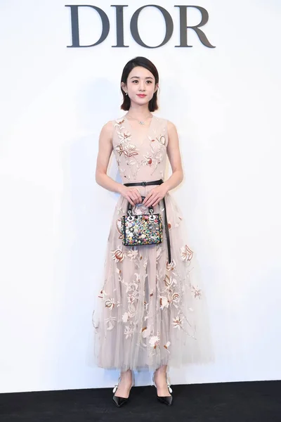 Aktris Cina Zanilia Zhao Atau Zhao Liying Tiba Untuk Pesta — Stok Foto