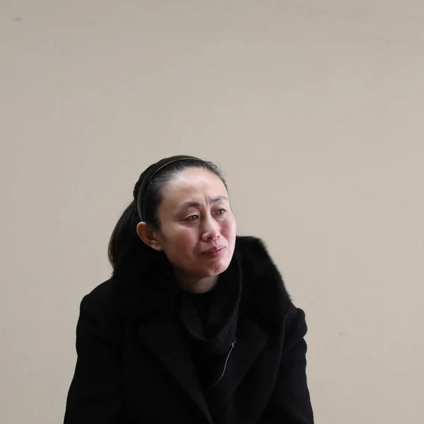 Jiang Qiulian Mor Till Åriga Kinesiska Studenten Jiang Som Dödades — Stockfoto