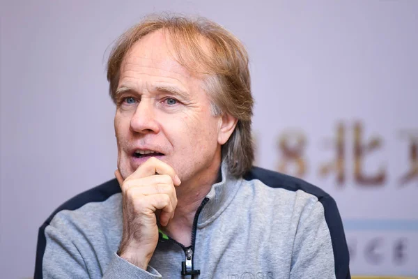 Pianista Francés Richard Clayderman Asiste Una Conferencia Prensa Para Próximo — Foto de Stock