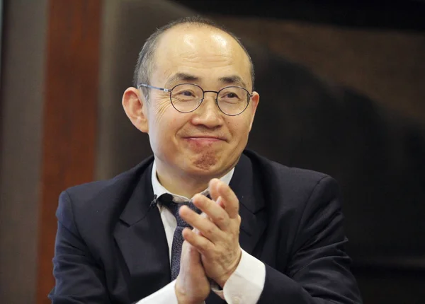 Pan Shiyi Zakladatel Předseda Ceo Soho Číny Navštěvuje Čtení Událostí — Stock fotografie