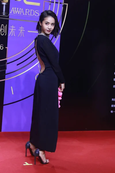 Taiwanese Singer Jolin Tsai Poses She Arrives Red Carpet 11Th — ストック写真