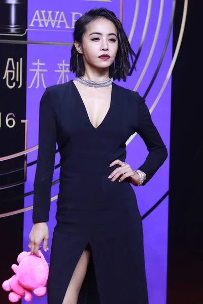 Taiwanese Singer Jolin Tsai Poses She Arrives Red Carpet 11Th — Stock Photo, Image