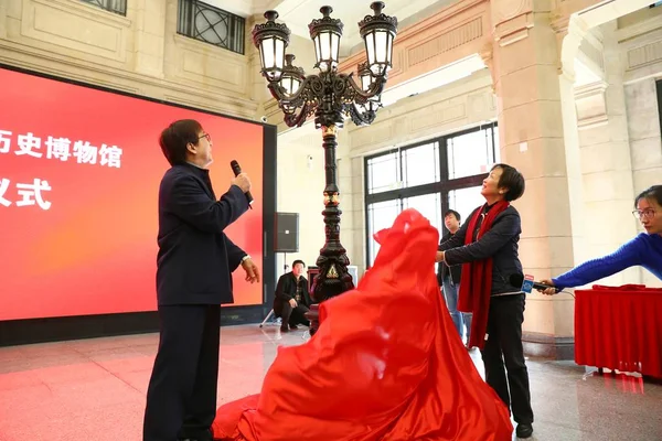 Jackie Chan Estrella Del Kungfu Hong Kong Asiste Una Ceremonia — Foto de Stock