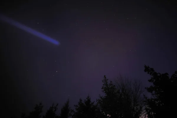 Paisaje Lluvia Meteoritos Cuadrántida Las Grandes Montañas Khingan Provincia Heilongjiang —  Fotos de Stock