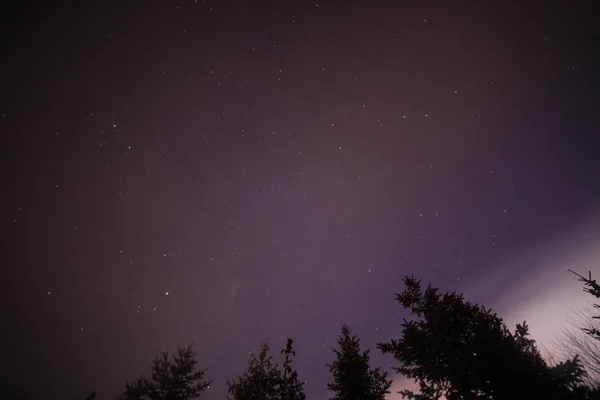 Táj Quadrantid Meteorzápor Felett Nagy Khingan Hegység Észak Kínai Heilongjiang — Stock Fotó