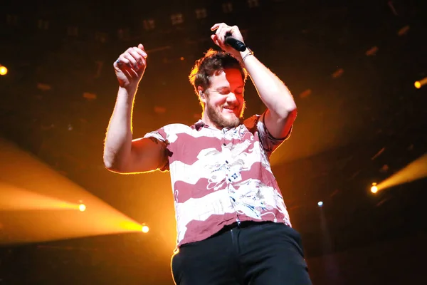 Cantor Compositor Americano Daniel Coulter Reynolds Dan Reynolds Vocalista Banda — Fotografia de Stock