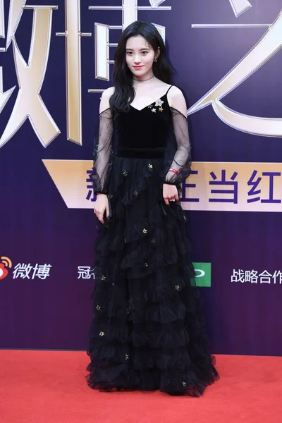 Cantante Actriz China Jingyi Miembro Del Grupo Femenino Chino Snh48 — Foto de Stock