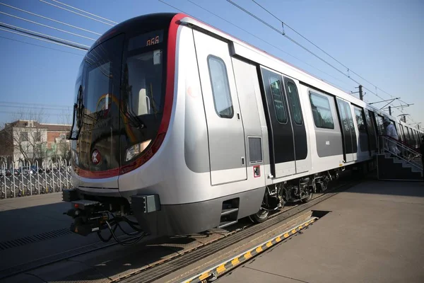 Hong Kong Ulaşım Şirketi Mtr Corp Için Bir Metro Tren — Stok fotoğraf