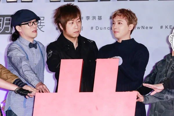 Lee Hong Chanteur Sud Coréen Groupe Pop Rock Island Droite — Photo