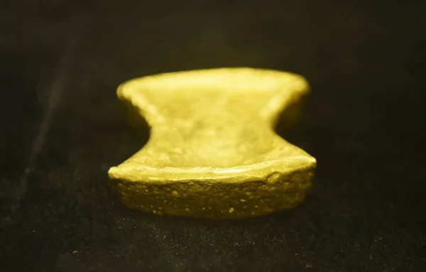 Ein 389 Schwerer Goldbarren Aus Der Südlichen Song Dynastie 1127C1279 — Stockfoto