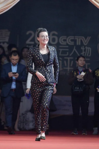 Bintang Renang Tiongkok Yuanhui Tiba Karpet Merah Untuk China Cctv — Stok Foto