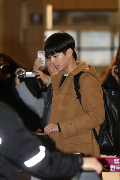 South Korean Actor Park Gum Pictured Arrives Gimpo International Airport — 图库照片