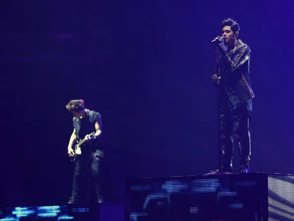 Penyanyi Taiwan Jay Chou Benar Tampil Sebuah Konser Selama Invincible — Stok Foto