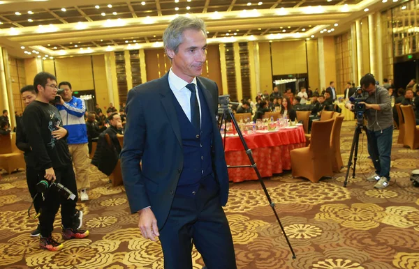 Futbolista Portugués Paulo Sousa Nuevo Entrenador Jefe Del Tianjin Quanjian —  Fotos de Stock