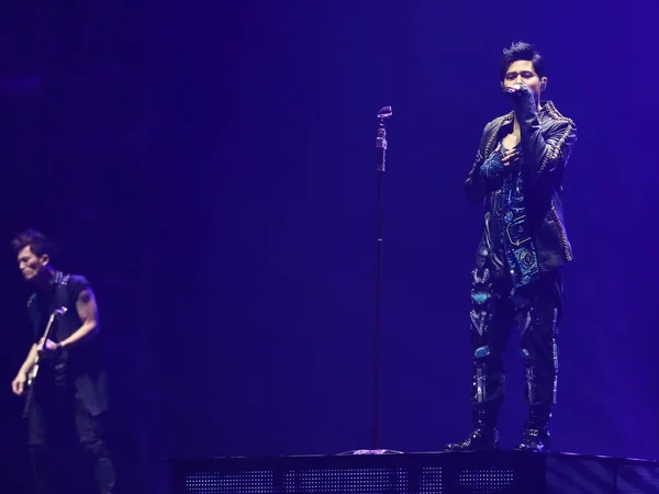 Tayvanlı Şarkıcı Jay Chou Doğru Bir Konserde Onun Invincible Konser — Stok fotoğraf