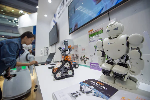 Robot Ubtech Display China Tech Fair 2017 Shenzhen City South — Stock Photo, Image