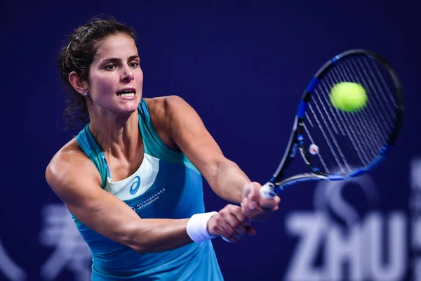 Julia Goerges German Returns Shot Magdalena Rybarikova Slovakia Azalea Group — Stock Photo, Image