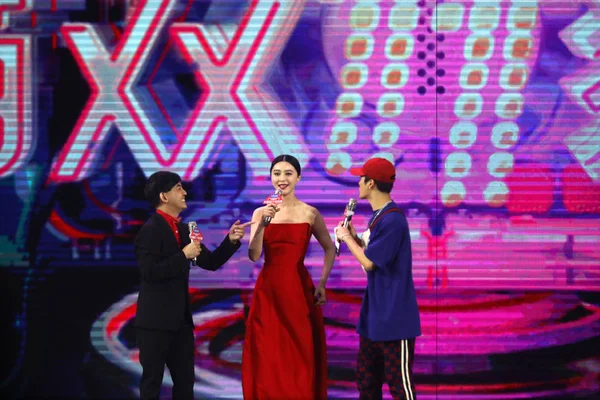 Atriz Chinesa Fan Bingbing Centro Participa Gala Para Tmall Global — Fotografia de Stock