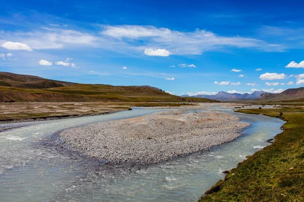 Landschap Van Het Sanjiangyuan National Nature Reserve Snnr Ook Bekend — Stockfoto