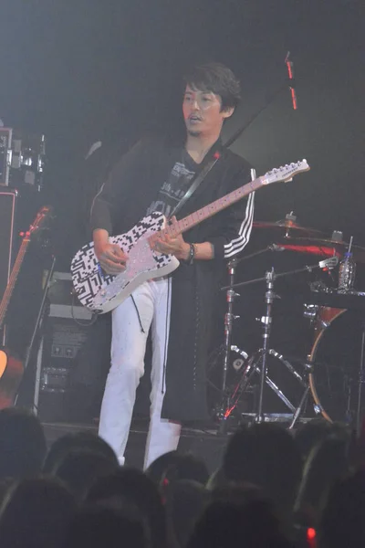 Actorul Cântăreața Japoneză Naohito Fujiki Cântă Timpul Concertului Live Tour — Fotografie, imagine de stoc
